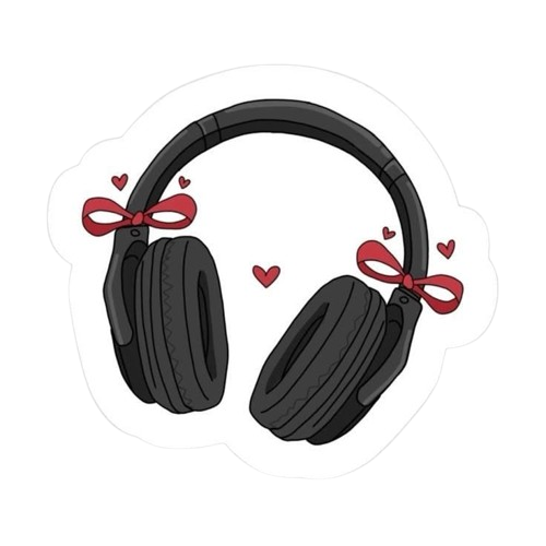 headset focus sticker